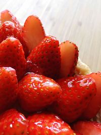 Close-up of strawberries