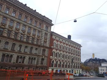 Low angle view of building against sky