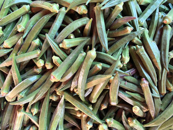 Full frame shot of onions for sale