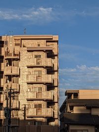 Low angle view of building against sky