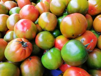 Full frame shot of fruits for sale in market