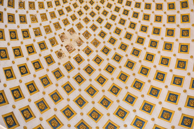 Full frame shot of patterned ceiling