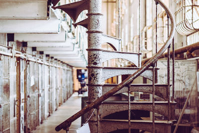 Staircase of old building