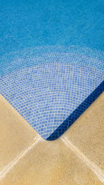 High angle view of swimming pool