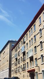 Low angle view of building against sky