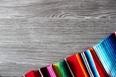 Close-up of books on table