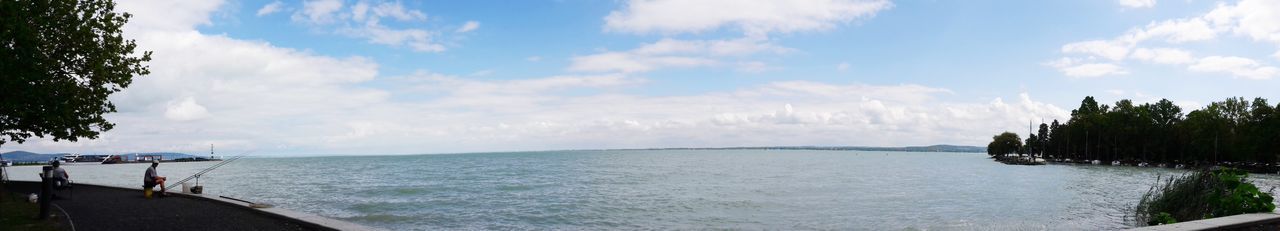 Panoramic view of sea against sky