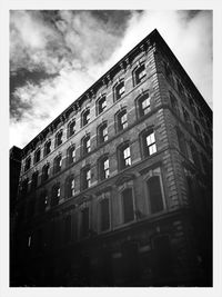 Low angle view of building against sky