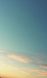 Low angle view of sky at sunset