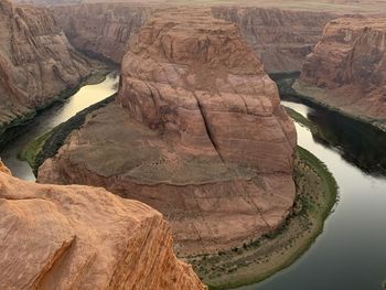 Rock formations in water