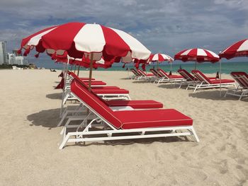 Parasol on beach