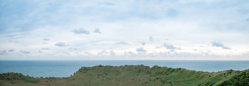 Panoramic view of sea against sky