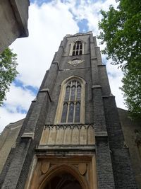 Low angle view of building against sky