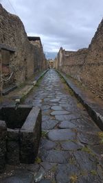 Footpath leading towards old building