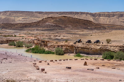 Negev desert and ramon crater