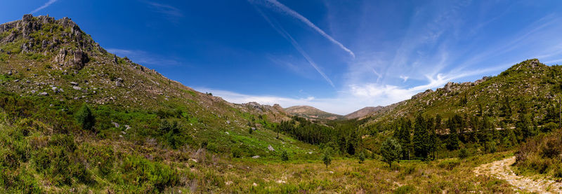 Panoramic view of landscape against sky