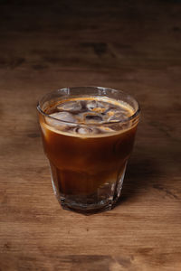 Close-up of coffee on table