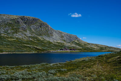 Smuksjøseter fejllstue at lake høvringsvatne, norway