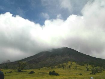 Scenic view of landscape against sky