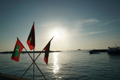 Maldives sunset