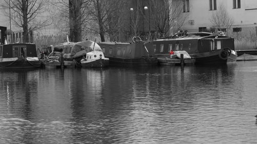 Boats in sea