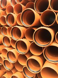Full frame shot of pipes