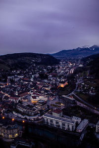 Aerial view of cityscape