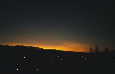 Scenic view of sky at sunset