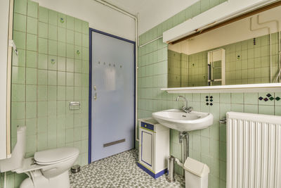 Interior of bathroom