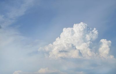 Low angle view of clouds in sky