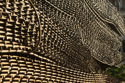 Close-up of wicker basket