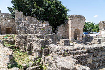 Old ruins of building