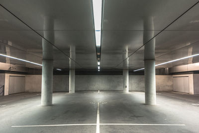 Illuminated underground walkway