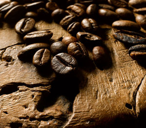 Detail shot of coffee beans