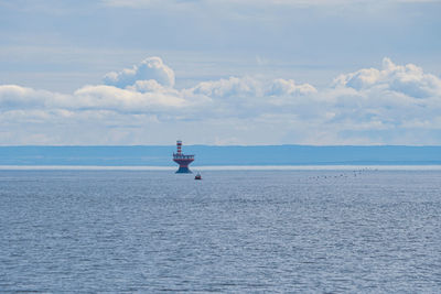 Scenic view of lighthouse against sky