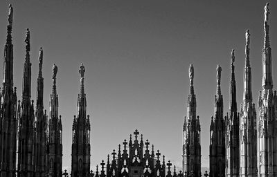 Milan cathedral against sky