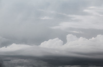 Low angle view of clouds in sky