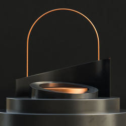 Close-up of fire against black background