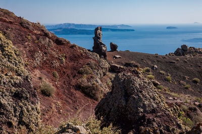 Panoramic view of sea against sky