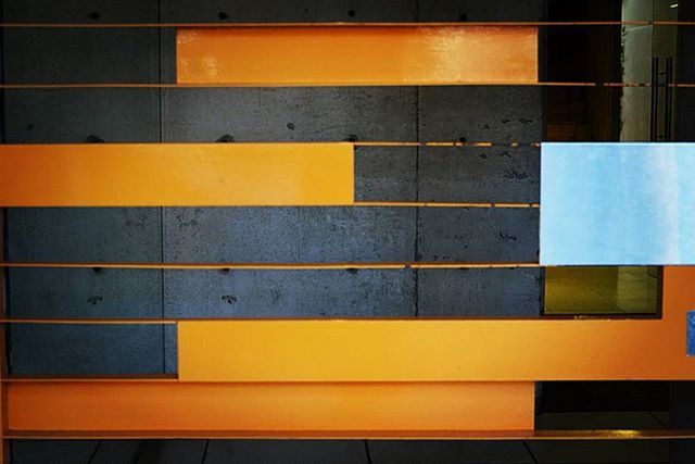 yellow, built structure, architecture, full frame, pattern, backgrounds, building exterior, no people, outdoors, window, railing, day, close-up, wall - building feature, building, repetition, city, in a row, textured