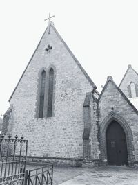 Exterior of building against clear sky