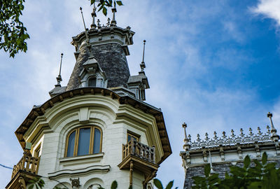 Low angle view of building against sky