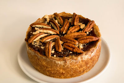 Close-up of cake in plate
