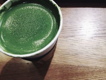 Close-up of drink on table