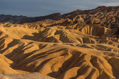 Scenic view of dramatic landscape