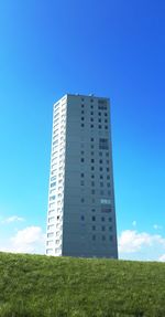 Low angle view of building against sky