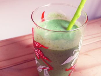 Close-up of drink on table