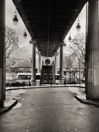 Underneath view of bridge