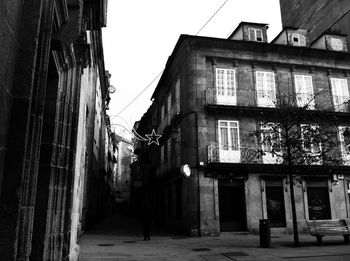 Low angle view of residential buildings