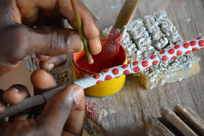 African jewerly made from colourful beads